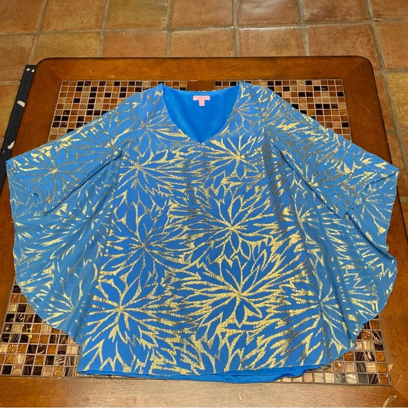 Lilly Pulitzer Miri Silk Caftan Dress - Picture 2 of 11